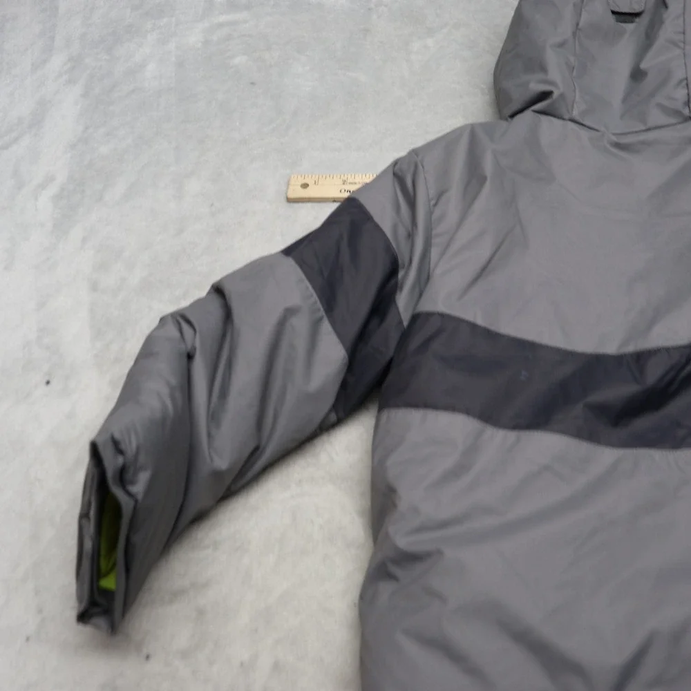 Columbia Jacket Boys XS 6/7 Grey Lightning Lift II Insulated Puffer Ski Snow